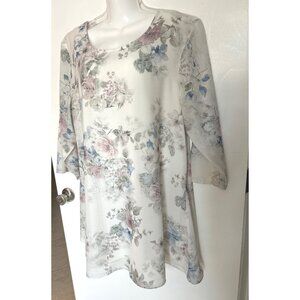 Indigo Soul Women Floral Pastel Dress Size 2XL